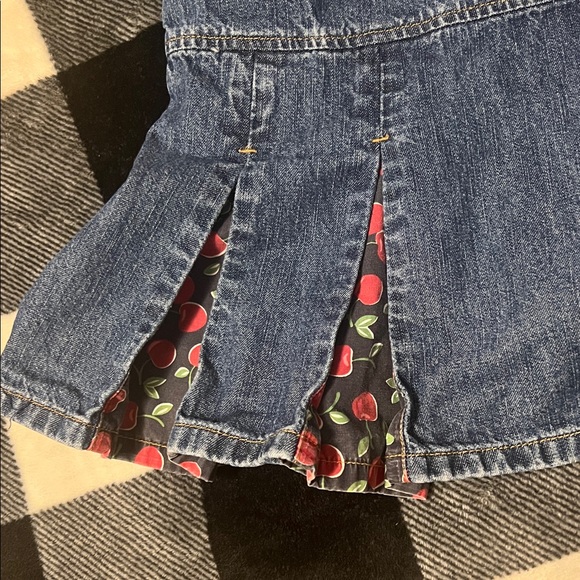 Gymboree Vintage (2005) Denim Dress with Cherry Accents Very Cherry Collection 6 - Picture 4 of 13